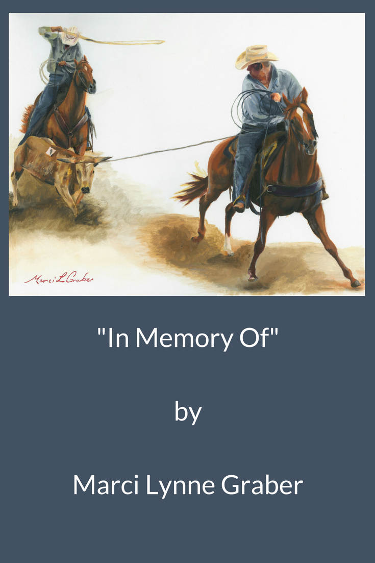 Western Art Oil Painting In Memory Of
