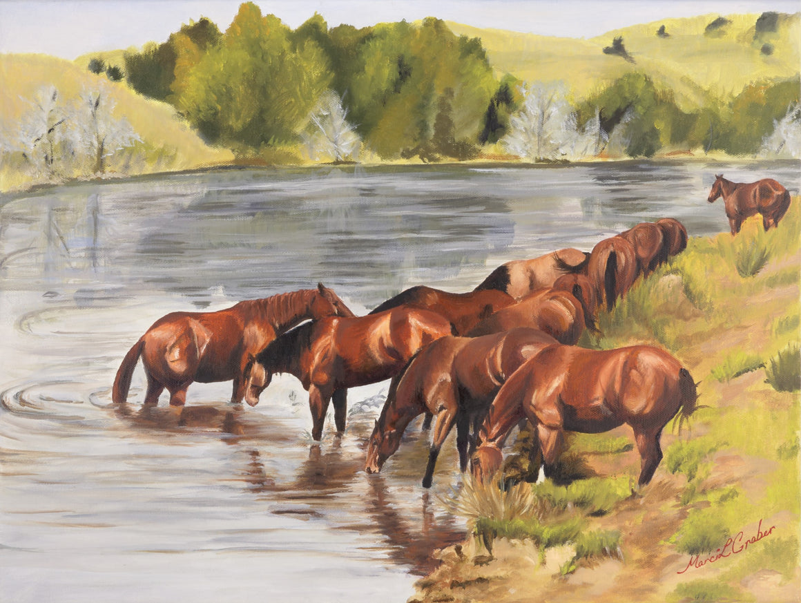 Western Art My Cup Overflows