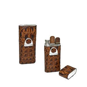 All in One Cigar Case & Flask