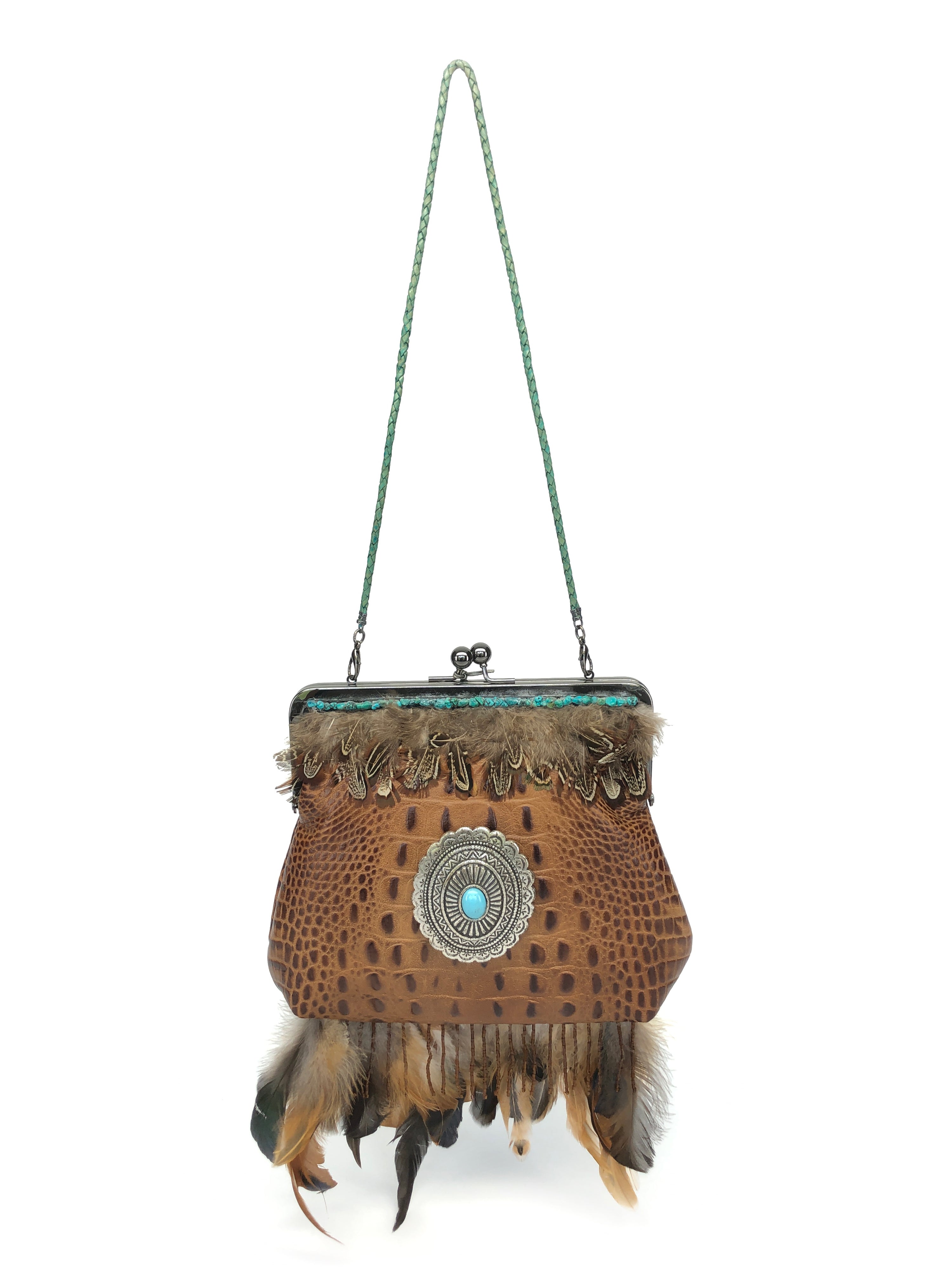 バッグ HELMUT LANG 2004 Horse Hair Feather Bag Helmut Lang Horse Hair and Feather Shoulder Bag for sale at