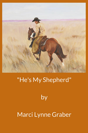 Western Art Oil Painting Hes My Shepherd